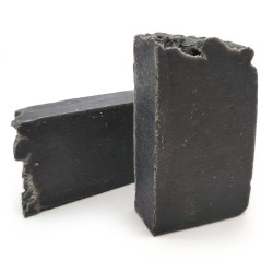 Jabón artesano de carbón activo