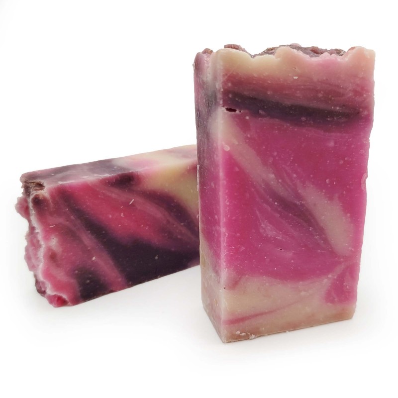 Jabón artesano natural de Centella Asiática y Rosa Mosqueta