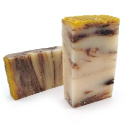 Jabón natural de miel y propóleo indicado para pieles con eczemas