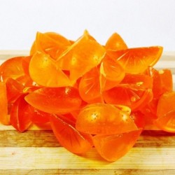 Jabón de glicerina en forma de gajo de mandarina