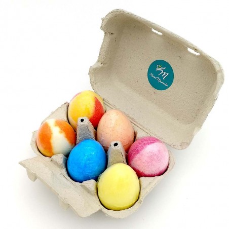 Huevos de baño pack regalo 6 unidades aroma variado
