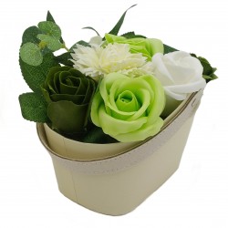 Bouquet de Flores de Jabón de blanco puro