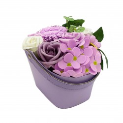 bouquet de flores de jabon de lavanda