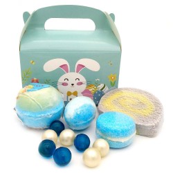 Cesta con huevos de baño, edición limitada Pascua