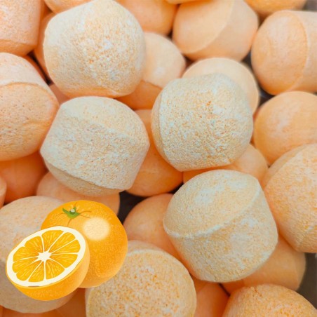 Mini bombas efervescentes con aroma a naranja, especial para pedicuras y manicuras