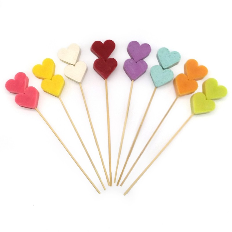 Brocheta de jabones aromáticos para regalar a invitados de eventos