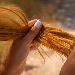 Champú sólido de origen natural para el tratamiento de cabello seco